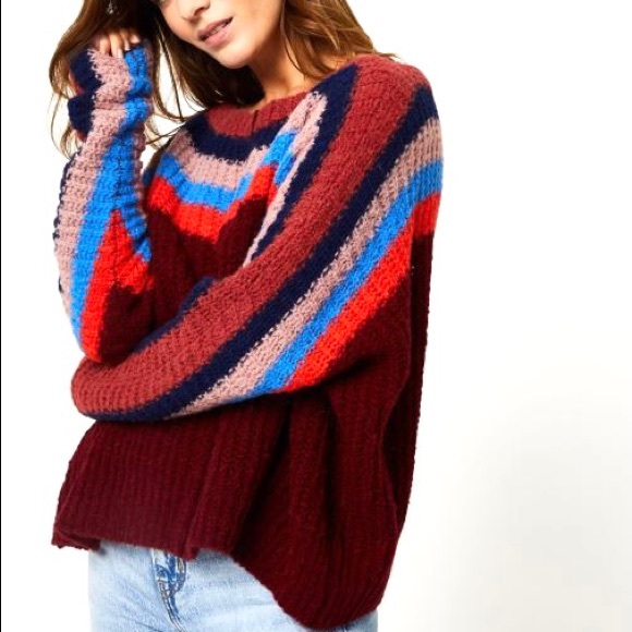 Free People Aplaca See The Rainbow Sweater - Picture 5 of 13